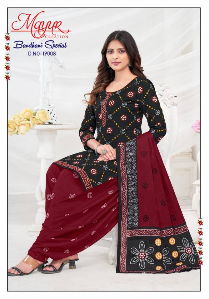 Bandhani Vol 19 By Mayur Printed Cotton Dress Material Wholesale Price In Surat